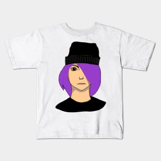 Emo Girl Kids T-Shirt